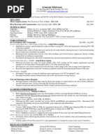 Arunraja Resume