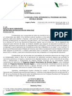 Carta de Aceptacion