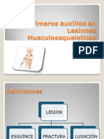 Primeros Auxilios en Lesiones Musculoesquéleticas