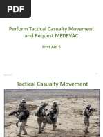 First Aid 5 (Perform Tactical Casualty Movement) 805-B-2021 Ver X Slides