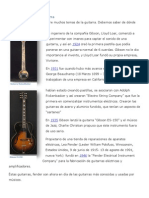 Antecedentes de La Guitarra