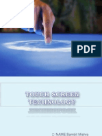  Presentation on Touch Screen Technology