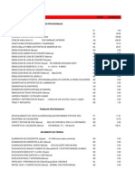 Presupuesto y Analisis de Precios Mar 2013