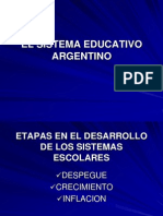 El Sistema Educativo Argentino