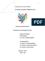 Analisis de La Inflacion en El Peru