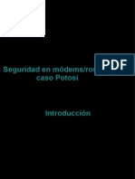 Seguridad en Modems Routers Caso Potosi