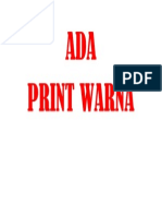 ADA Print Warna