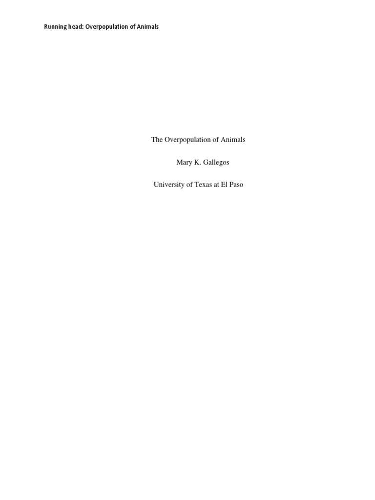 Background of the study about overpopulation picture