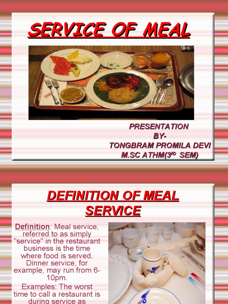 Definition of Meal Service... Promila Gluten Free Diet Meal