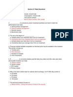 MF0001-Security Analysis N Portfolio MGMT Model Paper