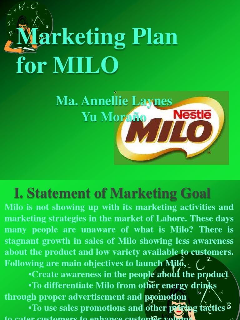 Milo Marketing Strategy Overview | PDF | Food Energy | Nutrients