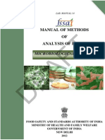 Microbiology Manual Fssai