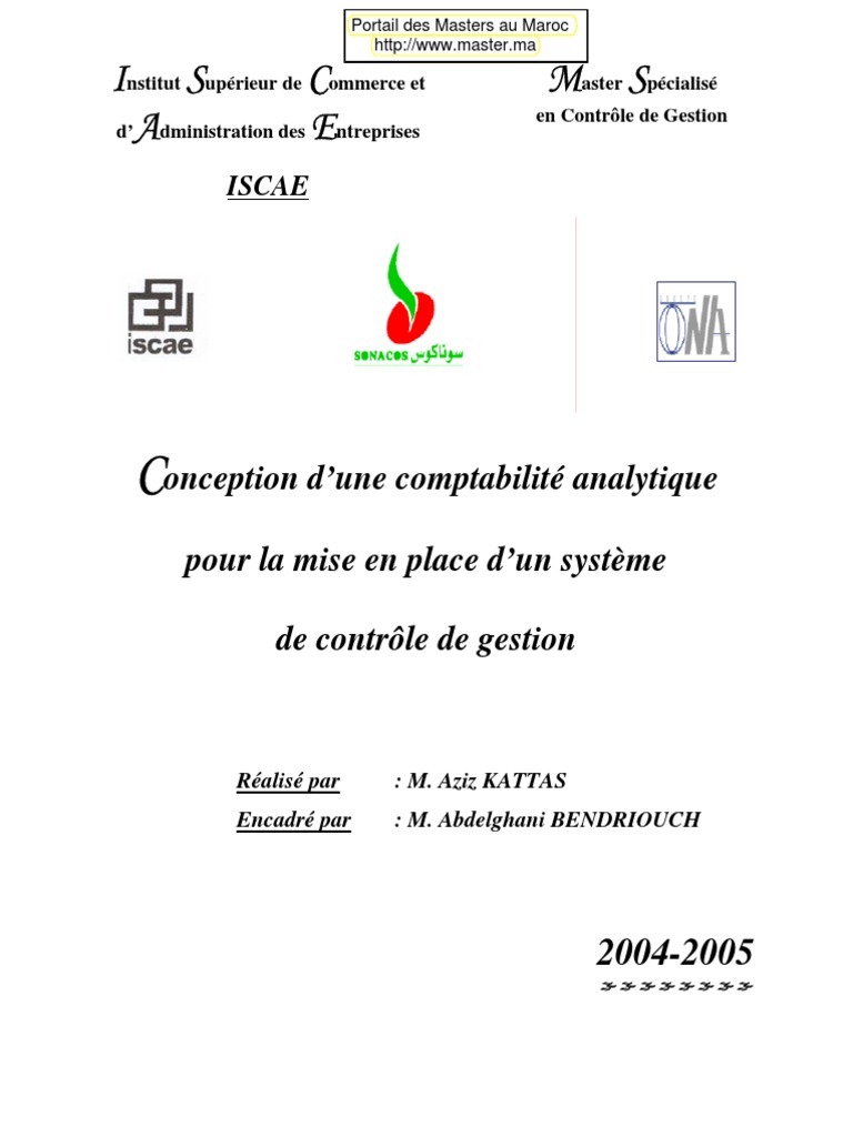 Theme De Memoire En Comptabilite Controle Et Audit