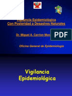 Post Desastres Vigilancia Epidemiologica