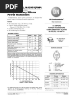 2n3055 (NPN), Mj2955 (PNP)