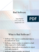 Bad Software