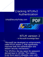 Cracking NTLMv2 Authentication