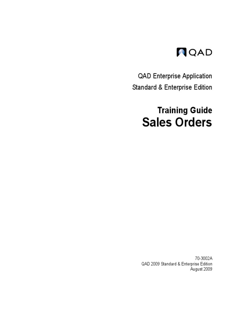 Sales Order - Training Guide | PDF | Cargo | Electronic Data Interchange