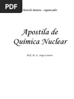 Apostila de Química Nuclear