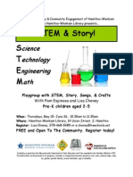 STEM & Story! S T E M: Cience Echnology Ngineering Ath