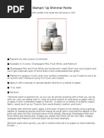 Download Shimmer Paint Generic Info Flyer by Jean Fitch SN22351994 doc pdf