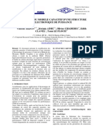 Evaluation Du Modele Capacitif D'Une Structure D'Electronique de Puissance