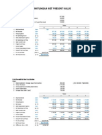 Perhitungan Net Present Value: Cash Flow With The Old X-Ray Machine