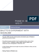Phase Iii - Bhutto 1972-77: Hamna Ahmed