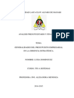 Presupuesto Luisa Dominguez
