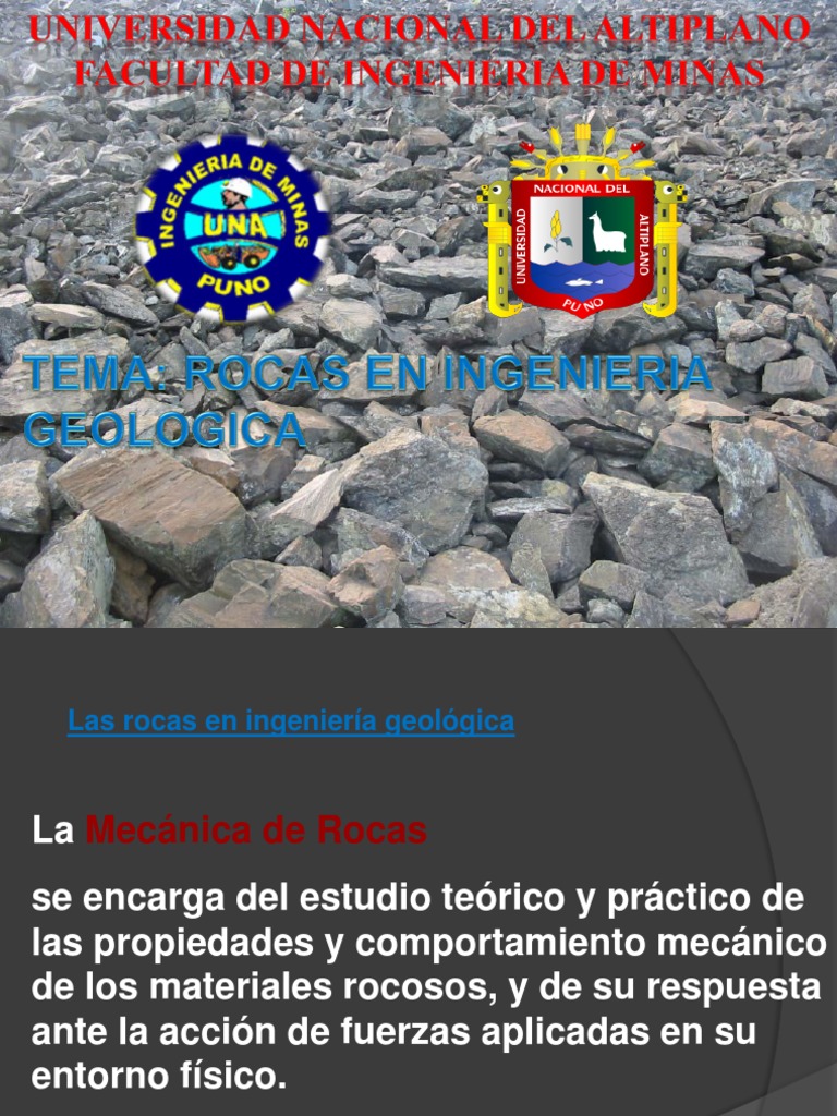 Comportamiento de Macizos Rocosos | PDF | Estrato | Roca (geología)