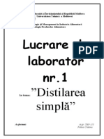 Distilarea Simpla