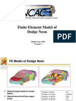 Finite Element Model of Dodge Neon: FHWA/NHTSA National Crash Analysis Center