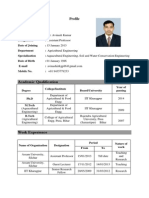 Academic Qualification: Profile