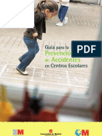 Guía para La Prevención de Accidentes Escolares (Comunidad de Madrid)