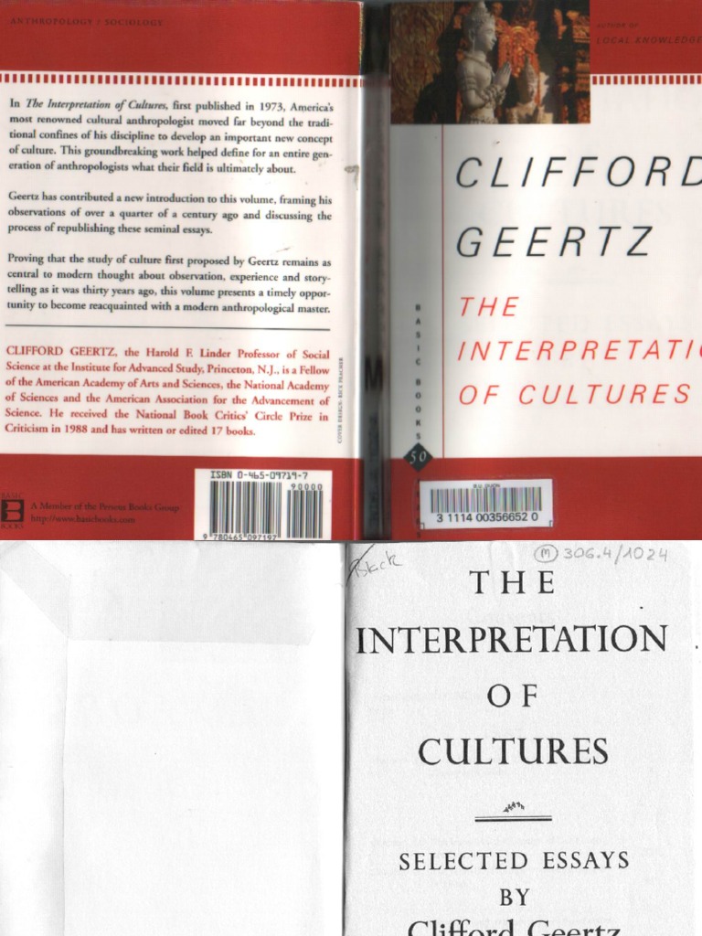 Clifford Geertz - The Interpretation of Cultures | PDF | Foreign