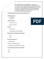 1.) Numele/Prenumele Dumneavoastra (La Dorinta) - Sunteti de Sex