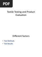 Textile Testing