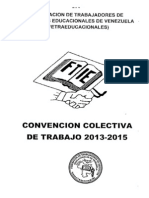Convencion Colectiva 2013-2015..