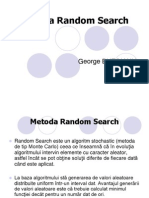 Metoda - Random Search