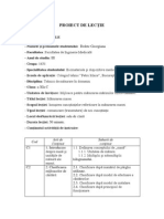 Proiect de Lectie de Proba Georgiana Dolete