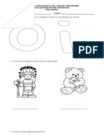 Evaluacion de Preescritura 1 Periodo PREJARDIN