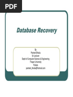 Database Recovery