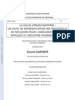 Thèse Sur La Méthode de Cartographie de La Chaine de Valeur VSM Value Stream Mapping PDF