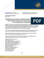 DeKalb Interim CEO May, DeKalb Chamber of Commerce, DeKalb School District and City Schools of Decatur Present $65,000 in Scholarships