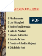 Format Review Jurnal Ilmiah