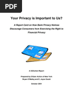 Your Privacy is Important to Us?