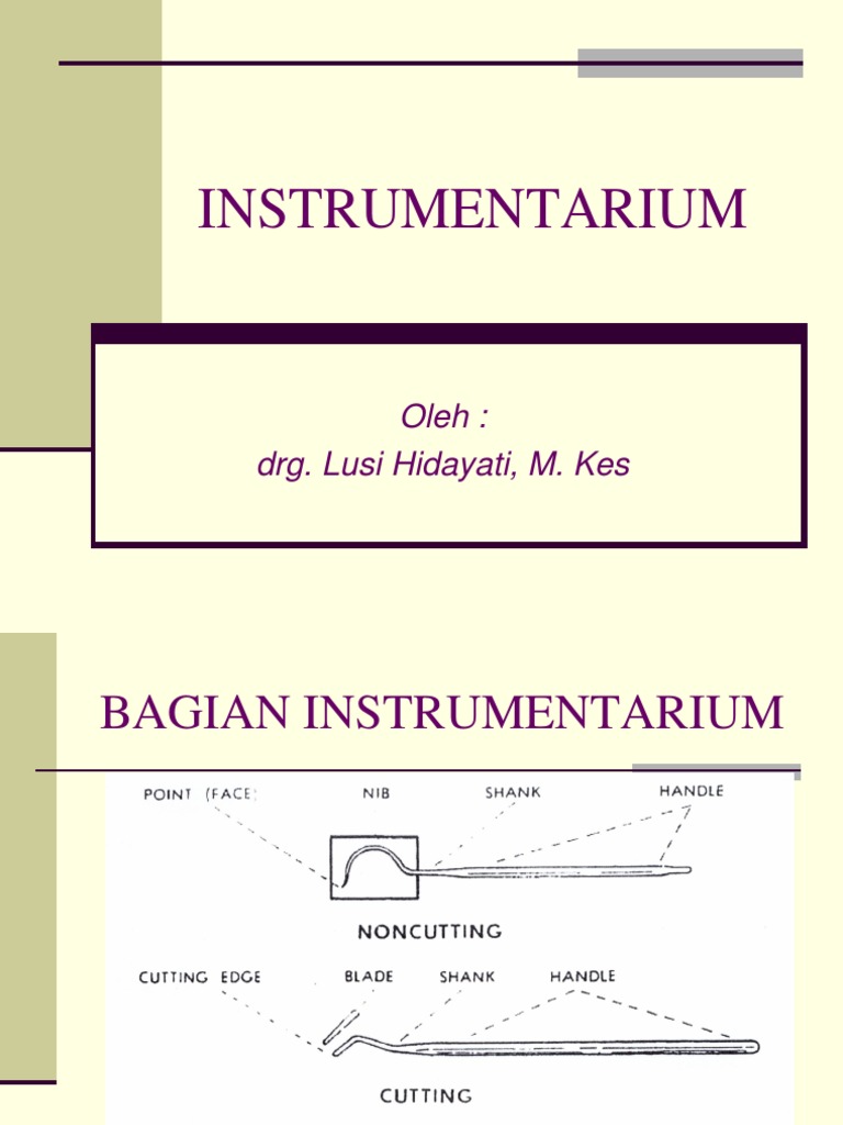 Materi Instrument | PDF | Griya & Taman