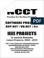 2 - SW - DOT NET Project TItles, IEEE 2009, Etc., Year 2009 - 2010