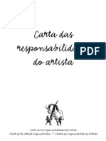 Carta Das Responsabilidades Do Artista