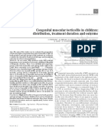 VA Medica: Congenital Muscular Torticollis in Children: Distribution, Treatment Duration and Outcome